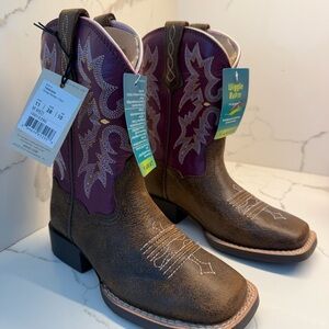 Purple Ariat Boots NWT size 28